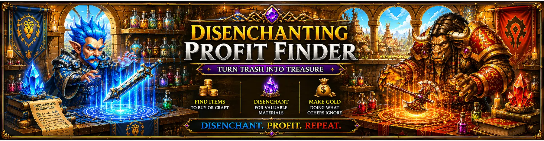Disenchanting Profit Finder preview banner